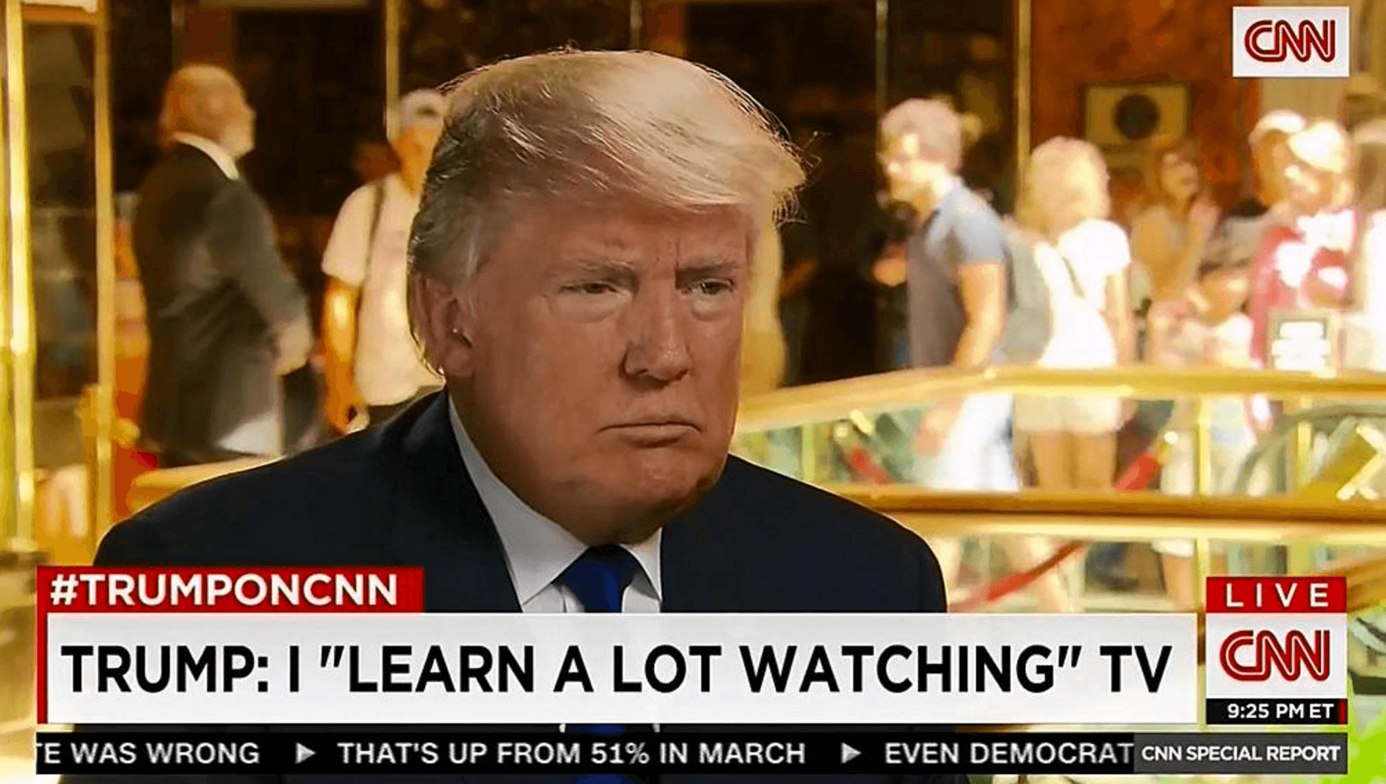 Donald Trump Can't Stop Watching Cable News: Report