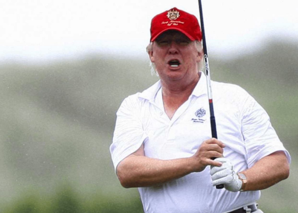 trump i wont have time to golf