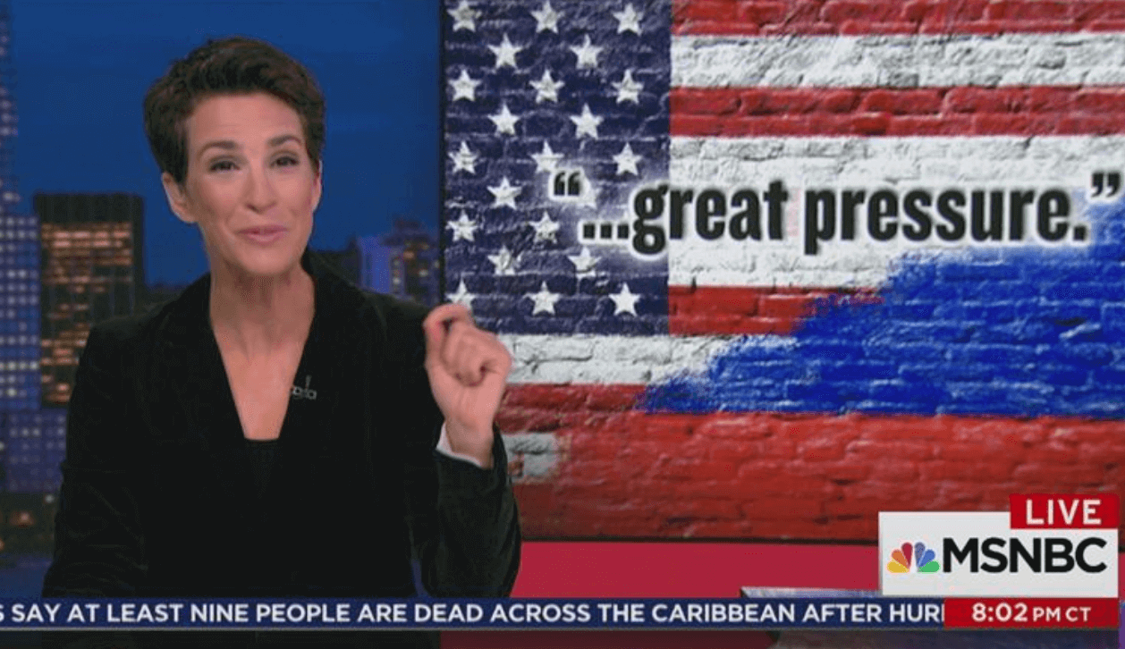 MSNBC's The Rachel Maddow Show Tops Cable News Ratings