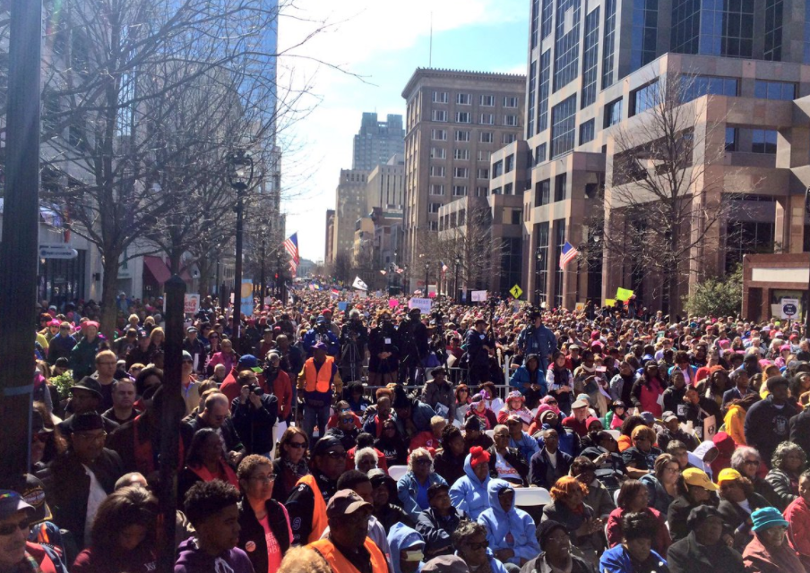 PHOTOS of #MoralMarch: Tens Of Thousands March In North Carolina